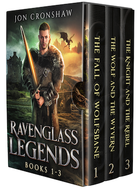 Featured Sci-fi: Ravenglass Legends Books 1 - 3 by Jon Cronshaw