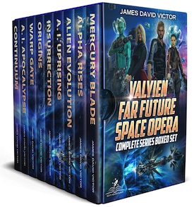 Featured Sci-fi: Valyien Far Future Space Opera Complete Series Boxed Set by James David Victor