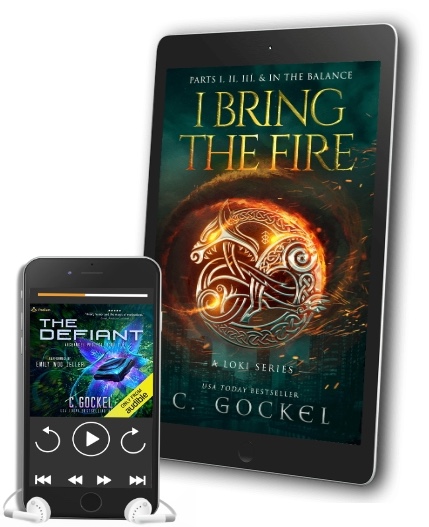 I Bring the Fire Omnibus eBook and The Defiant audiobook