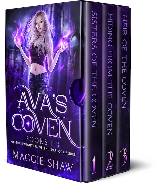 Featured Fantasy: Ava's Coven Books 1 -3 (Daughter's of the Warlock box-sets Book 1) by Maggie Shaw and Amelia Shaw